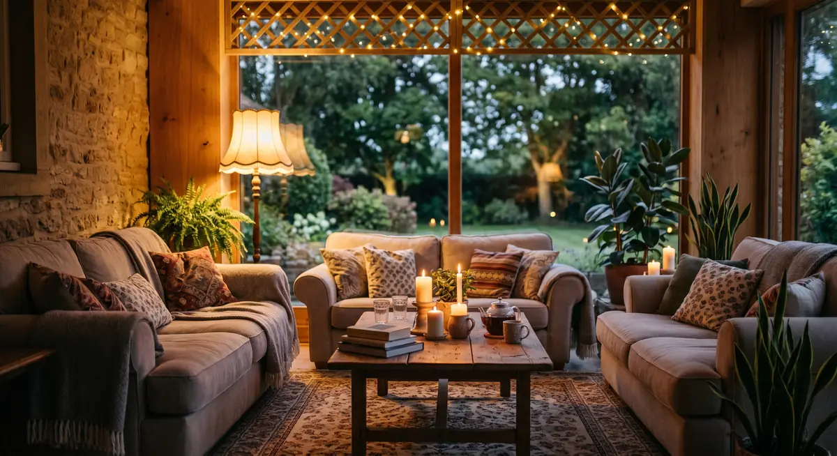 Lounge zóna estén